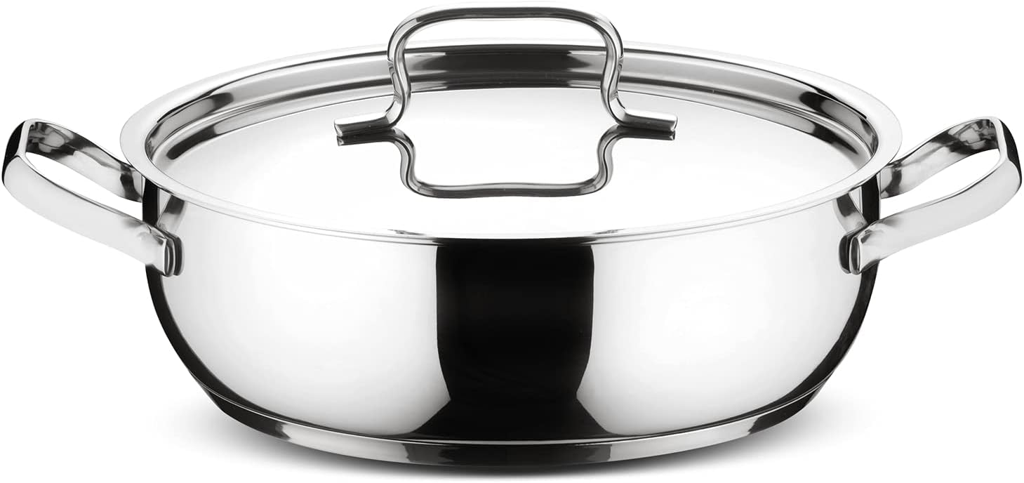 Lagostina Sfiziosa 24-teiliges Kochgeschirr-Set, Edelstahl, Silber