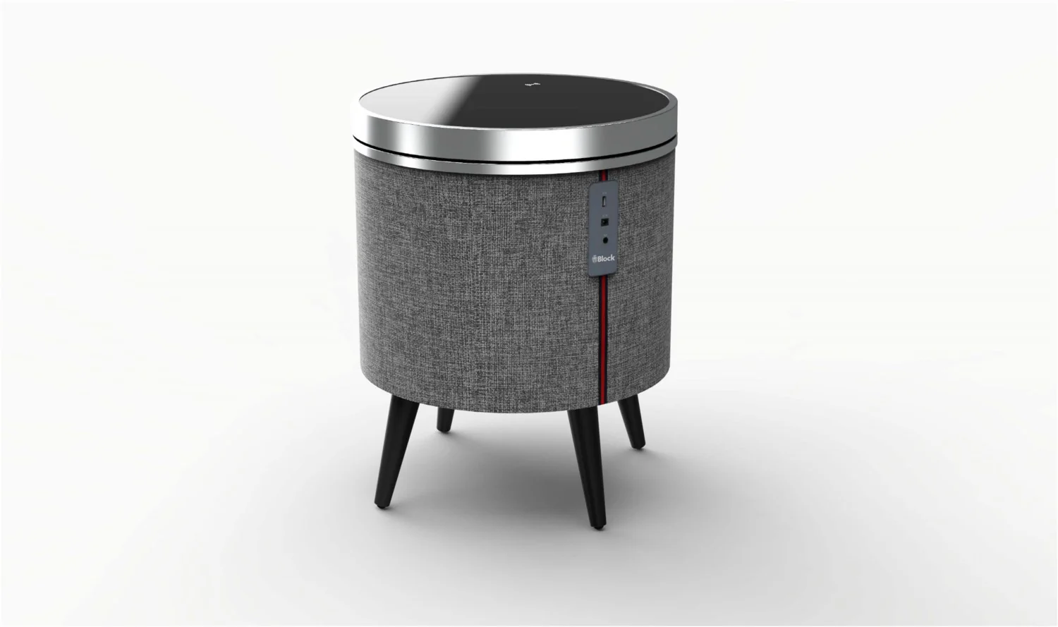 Enceinte Bluetooth Audioblock Stockholm 2025. Noire.