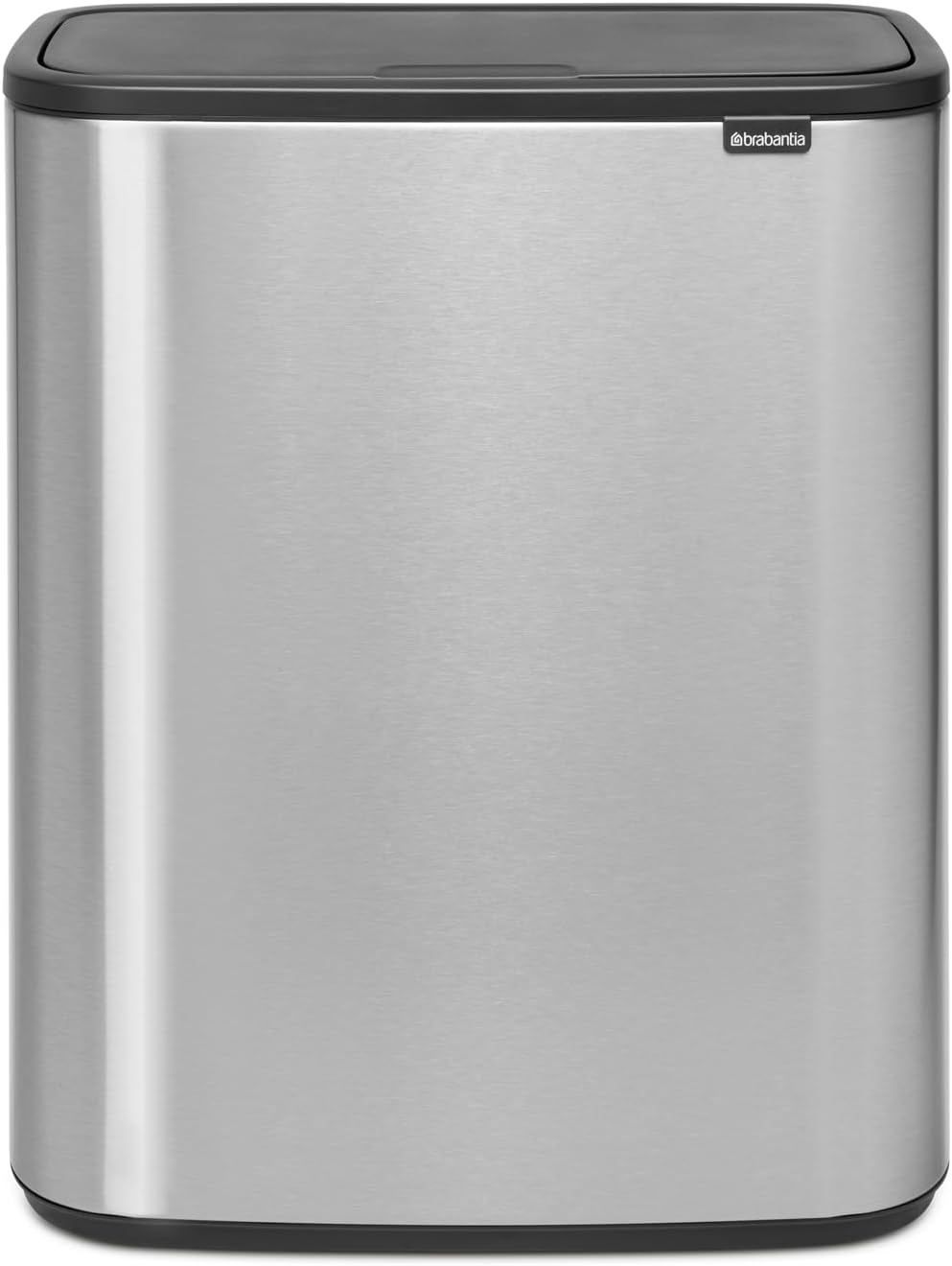 Brabantia Abfalleimer, Stahl matt, Anti-Fingerprint, 2 x 30 l