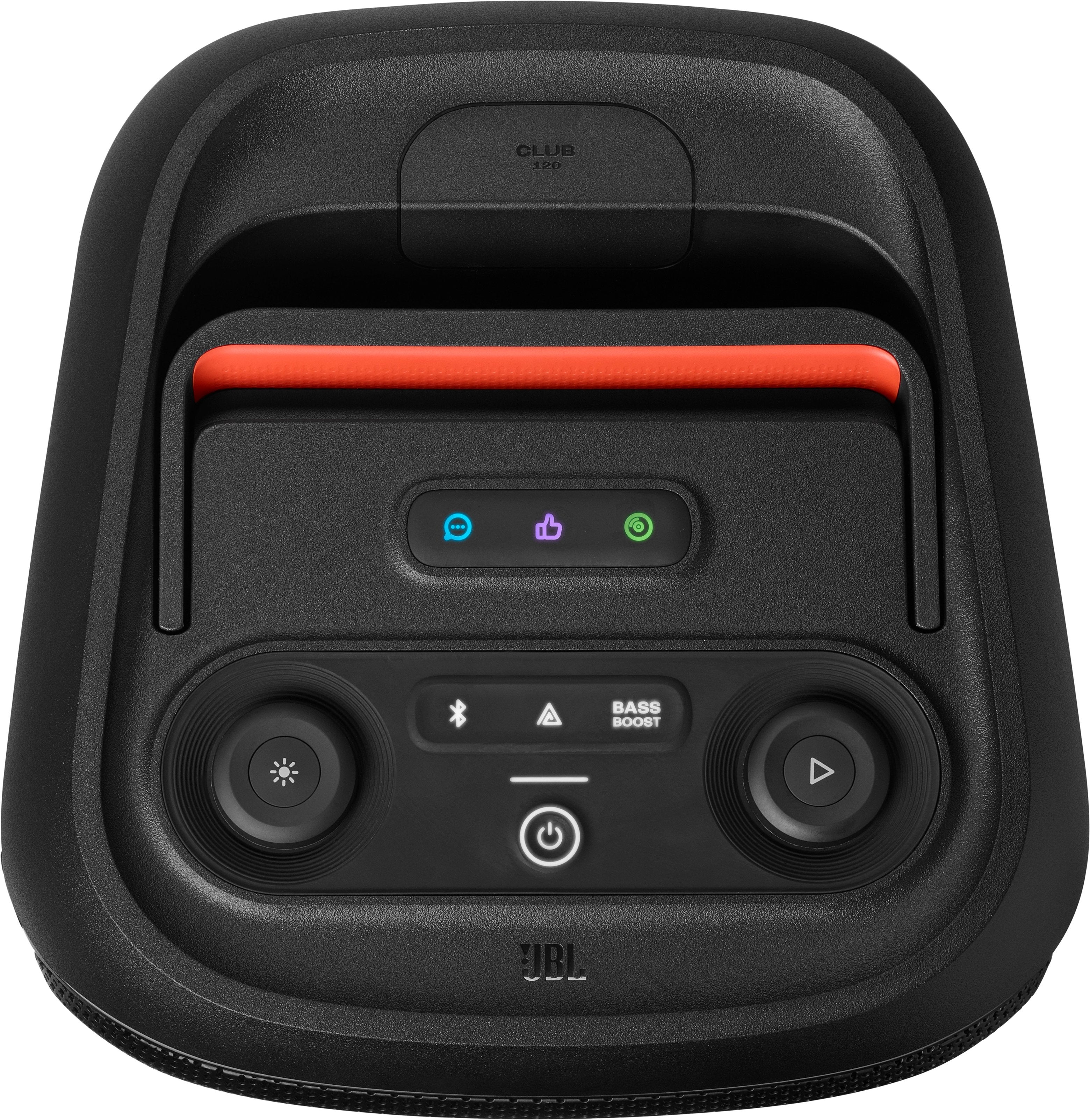 JBL – PartyBox Club 120 Tragbarer kabelloser Party-Lautsprecher – Schwarz