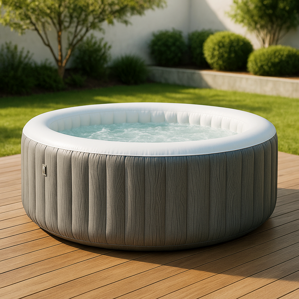 Spas gonflables beiges 180x180x70 DNKCtFc482Na