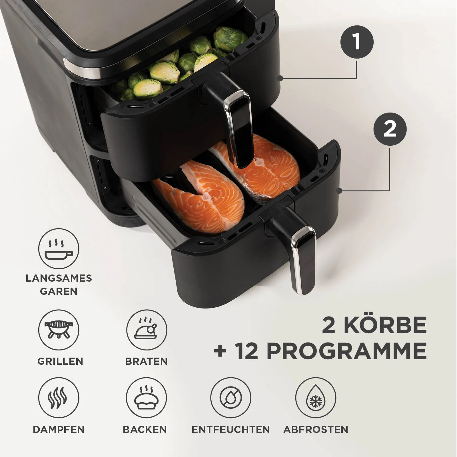 Rosmarino Tower XXL Heißluftfritteuse 2025 – 10,4 l