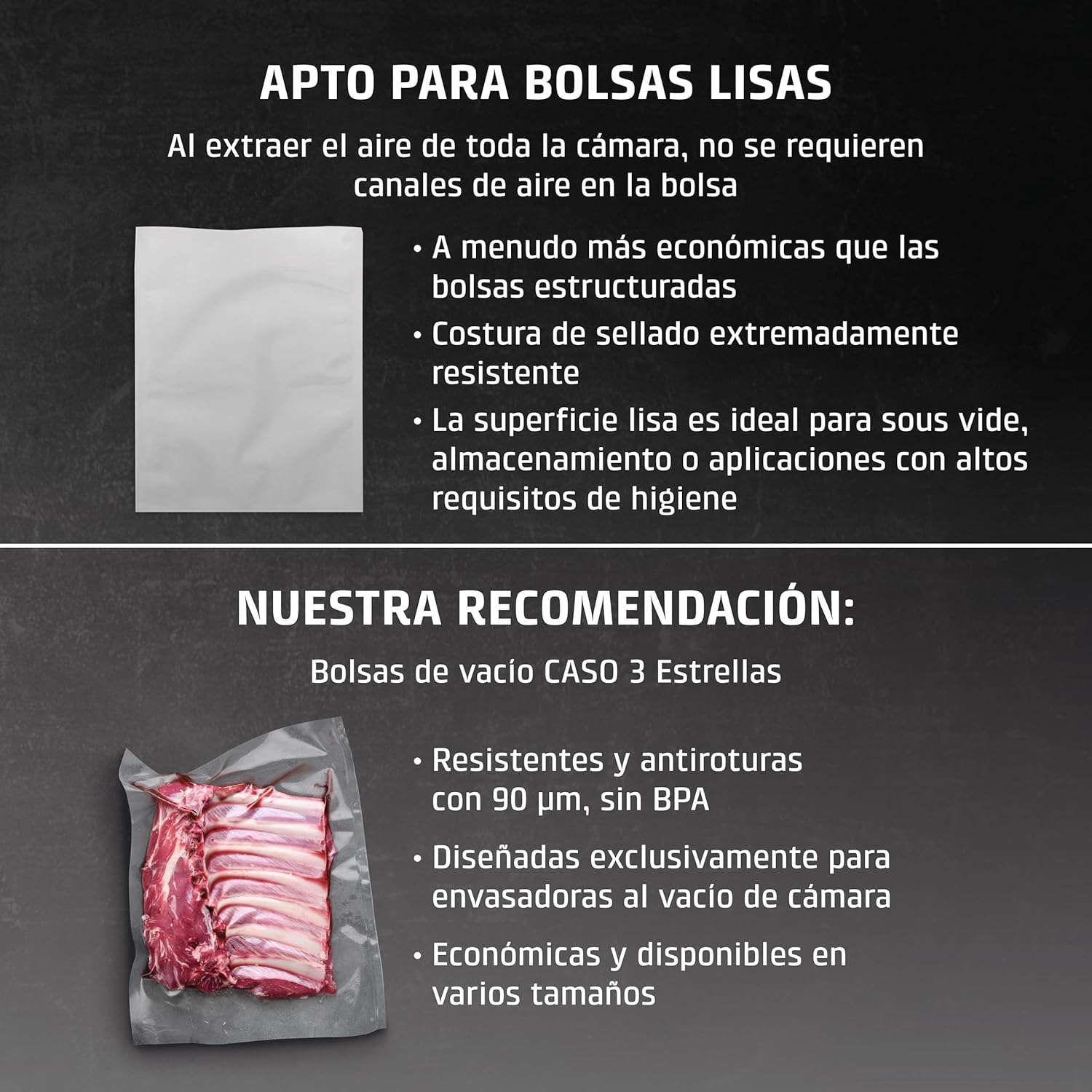 CASO VacuChef 40 – Professioneller Kompakt-Vakuumierer – Leistungsstarke Vakuumleistung von 70 l/min – 3-Liter-Kammer – Edelstahl
