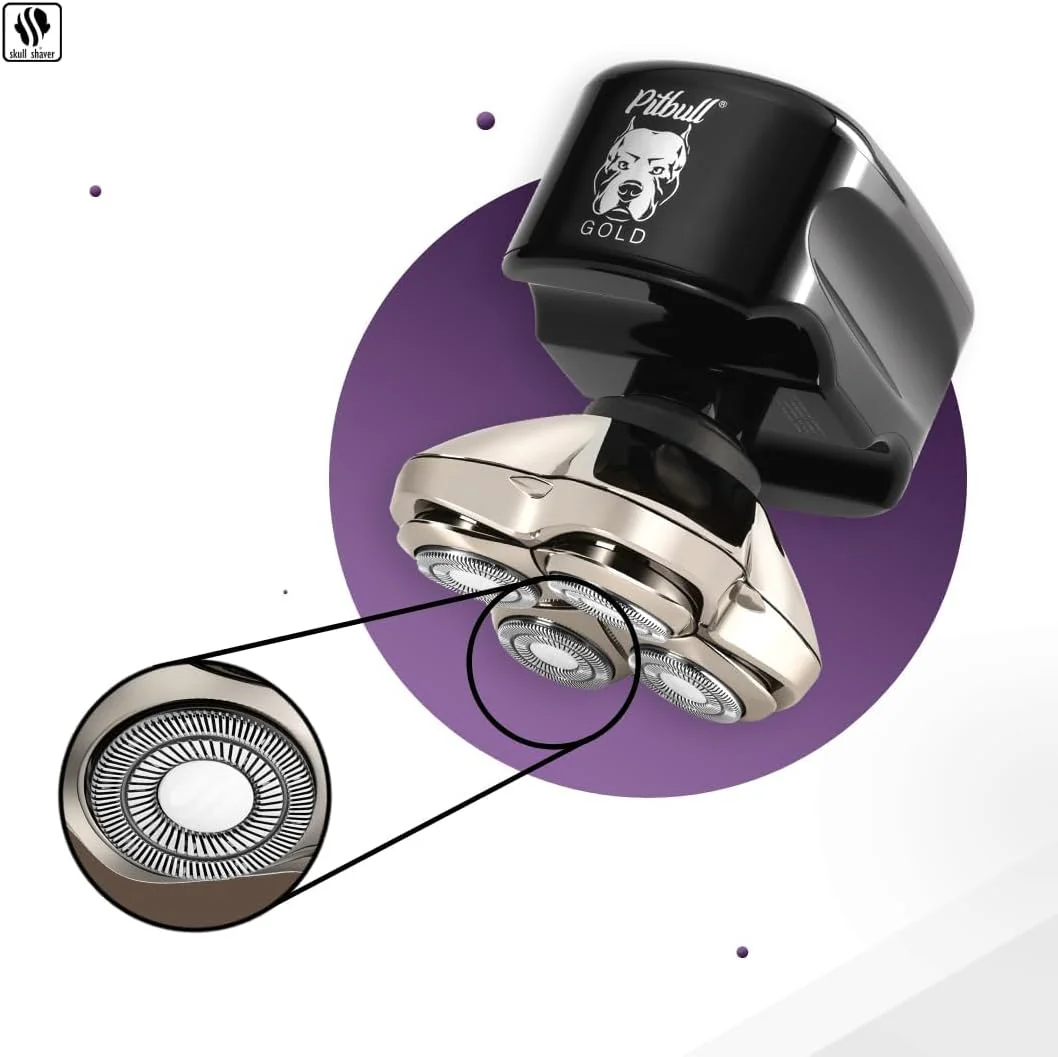 2025 Pitbull Gold PRO – Elektrisk barbermaskine til hoved og ansigt