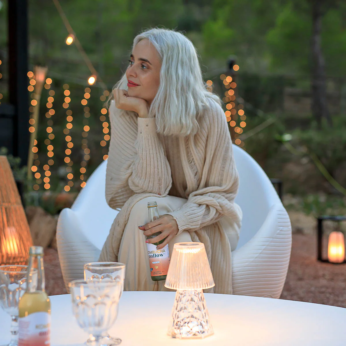 Aruba Outdoor-Sessel mit Beleuchtung