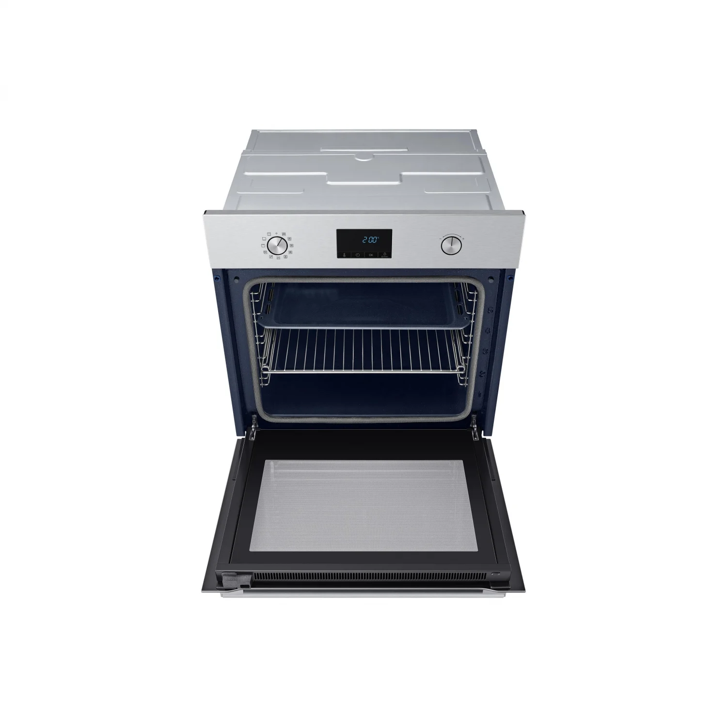 Samsung NV68A1170BS Multifunktionsbackofen, 1,8 kW, 68 l, Klapptür, 7 Kochfunktionen, Energieeffizienzklasse A – Edelstahl