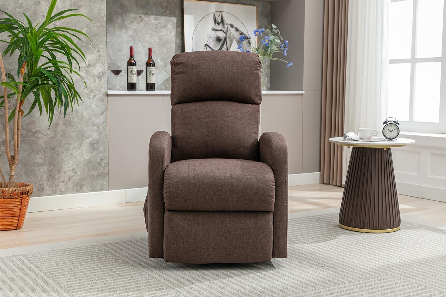 Astan Hogar Relaxsessel mit Hebefunktion, elektrisch verstellbar, Stoffbezug, Premium Plus Modell AH-AR30630NG