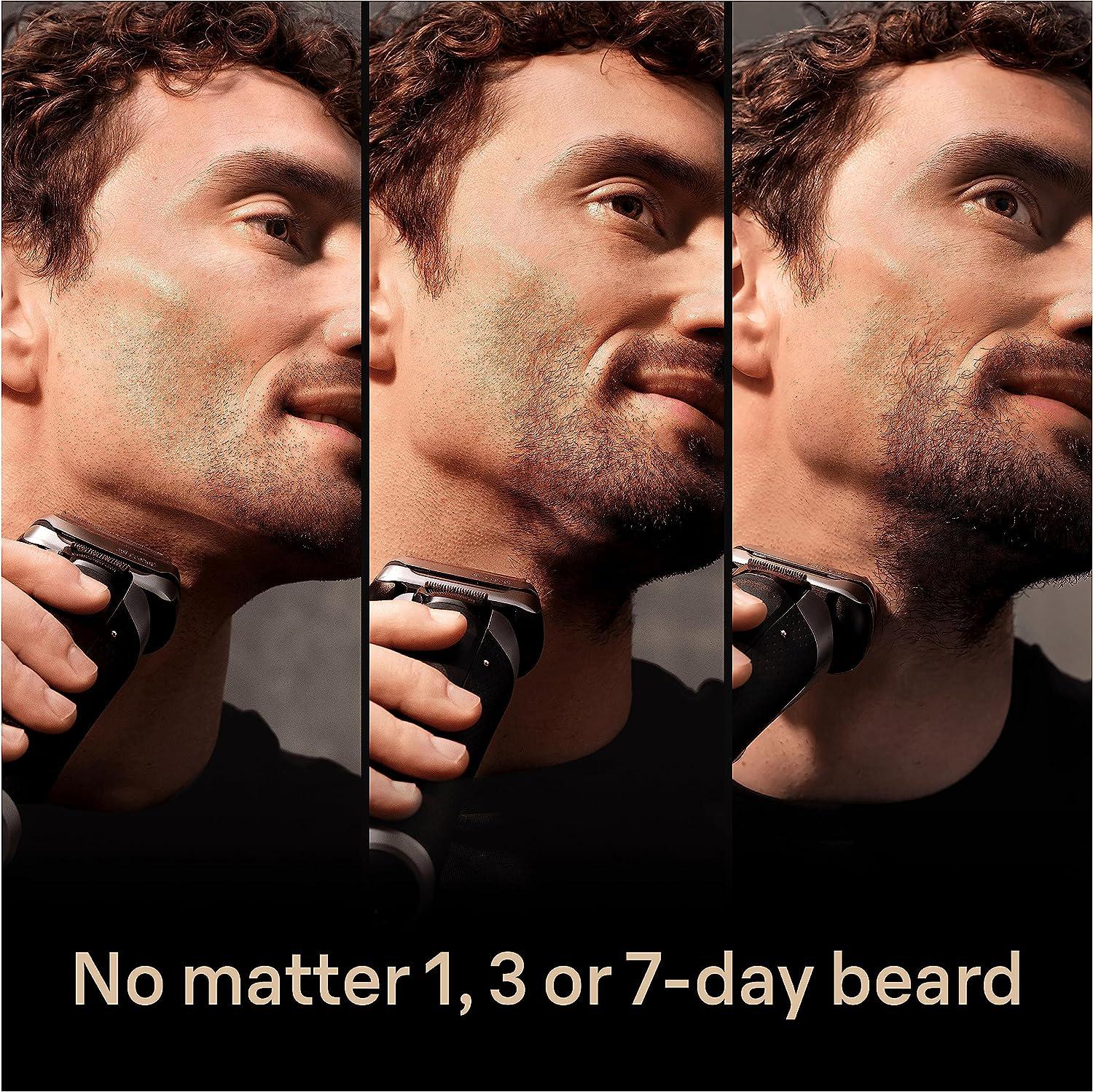 2025 Braun Series 9 Pro+ barbermaskine 9477cc – Våd- og tørbarbering med 5-i-1 SmartCare Center og PowerCase. Sølv