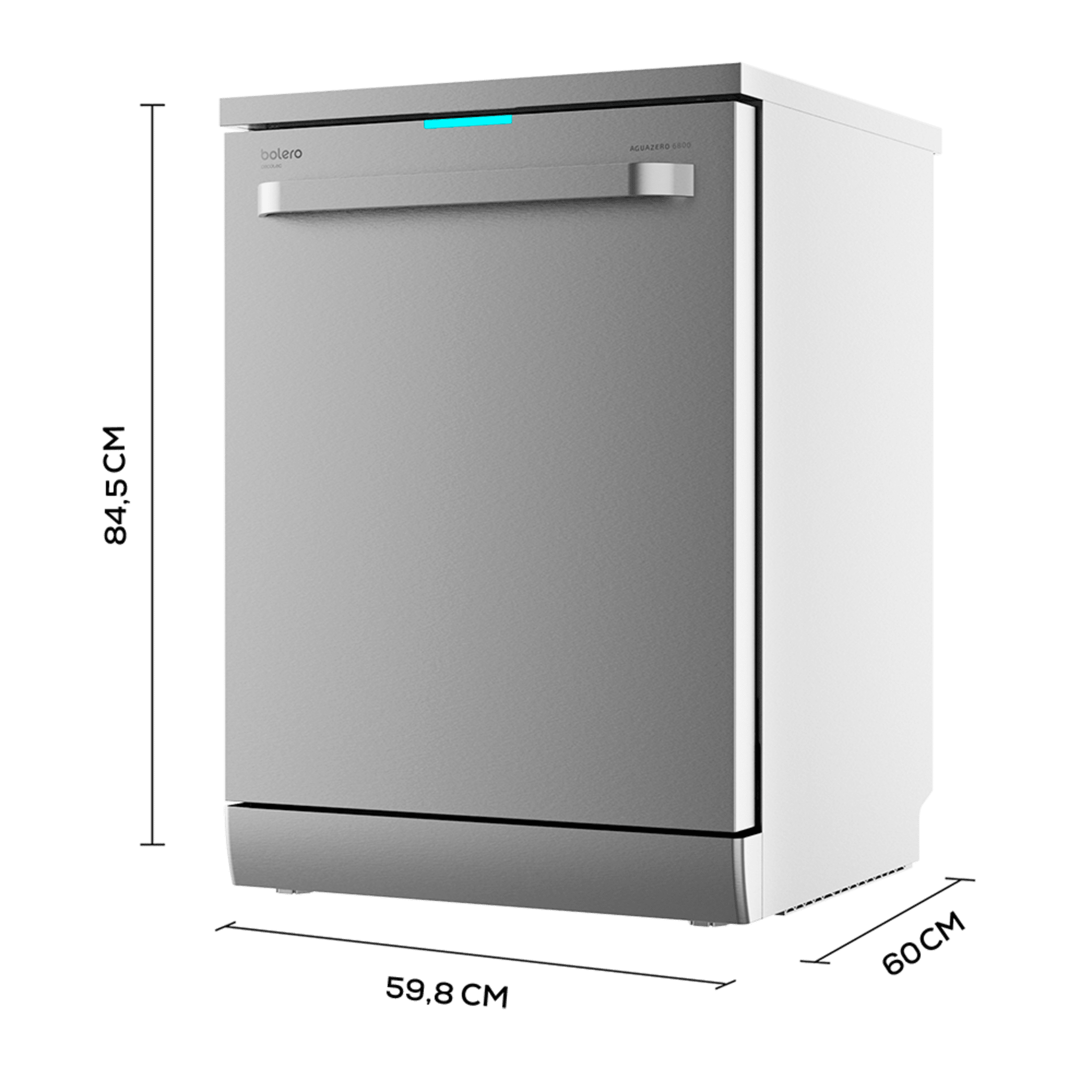 Bolero Aguazero 6800 rustfrit stål