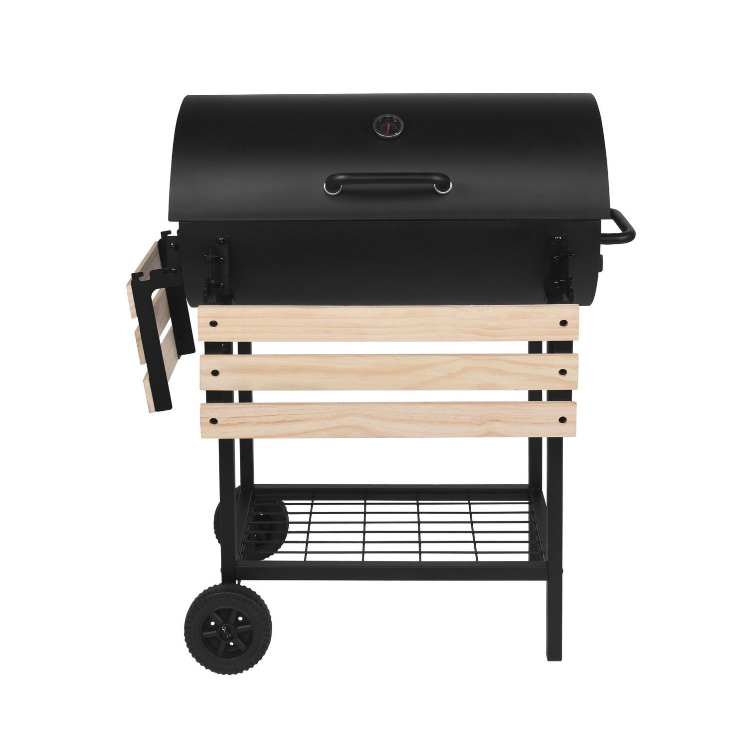 Barbecue et fumoir à charbon de bois Kentucky d'extérieur Red Deco, noir