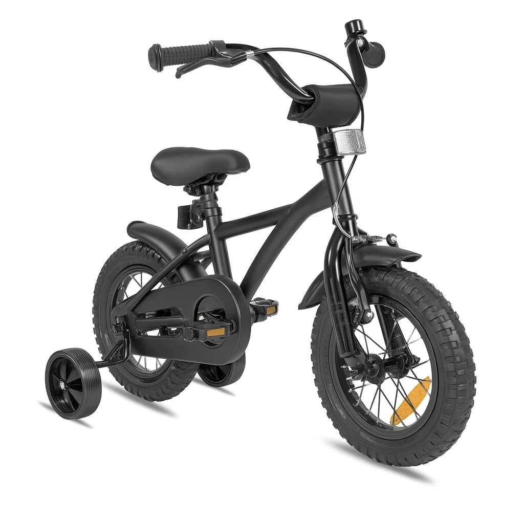 Vélo noir pour enfant de 12 pouces (3 à 5 ans) - OPzleaXgK8CU