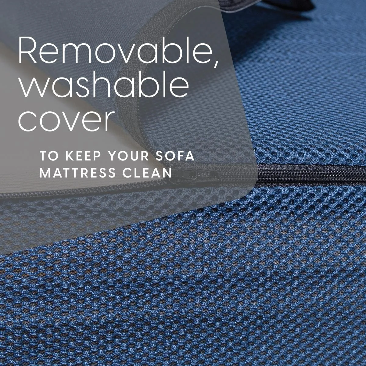 Milliard Tri-Fold Foldbar Skummadras og Gæstesovesofa (Enkelt)