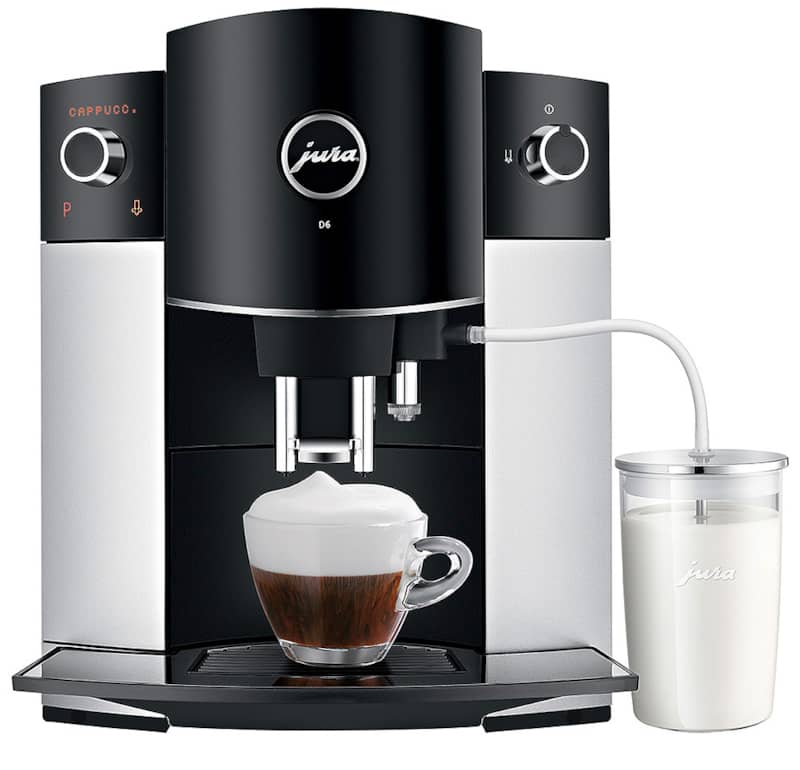 Jura D6 Platinum automatisk kaffe-/espressomaskine