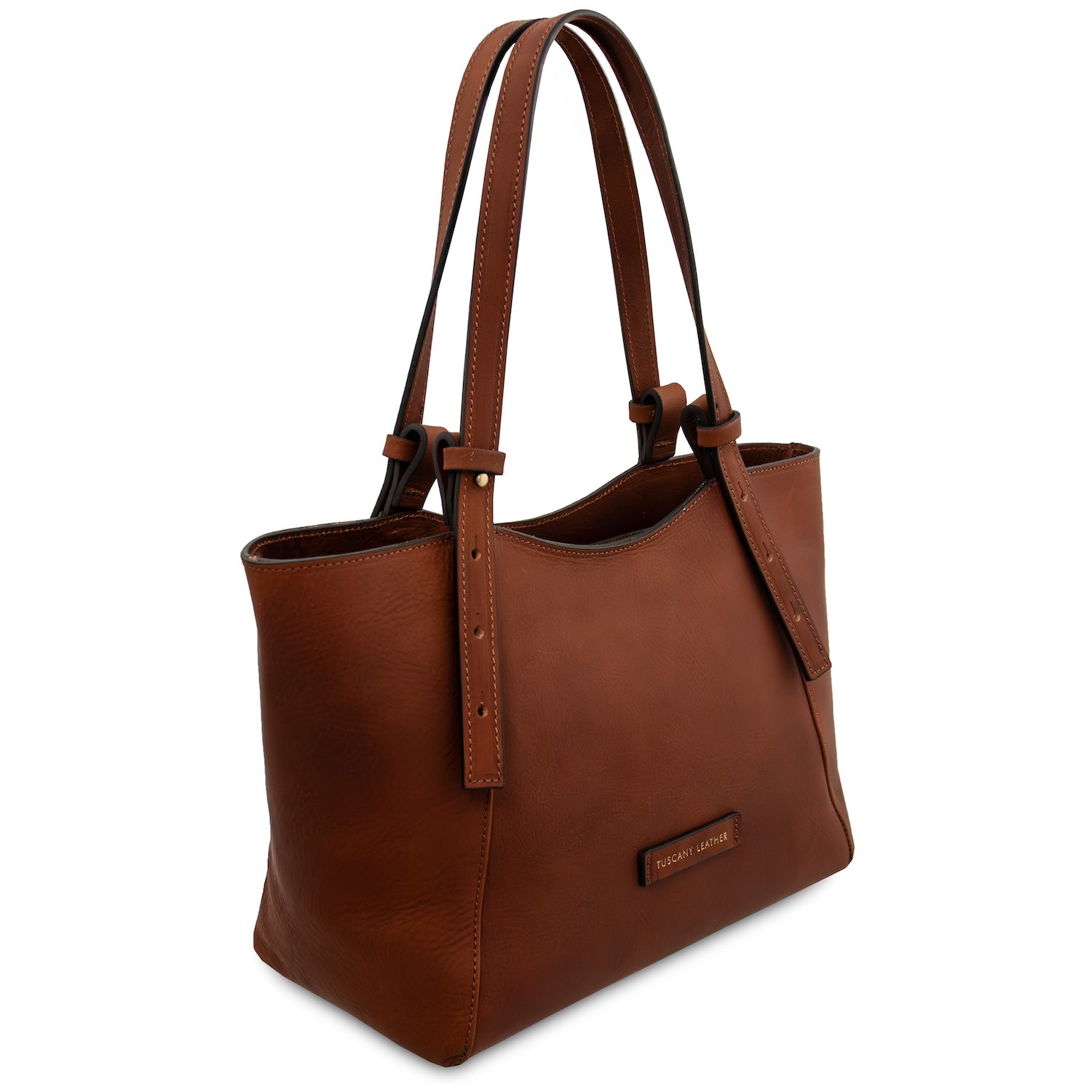 Libra - Long handle leather tote bag | TL142562