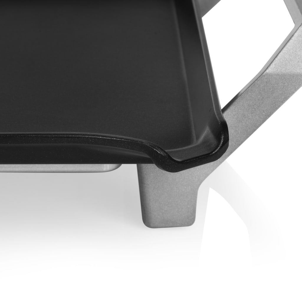 Princess Premium Tischkochfeld-Grillplatte in Schwarz und Silber, 1500 W