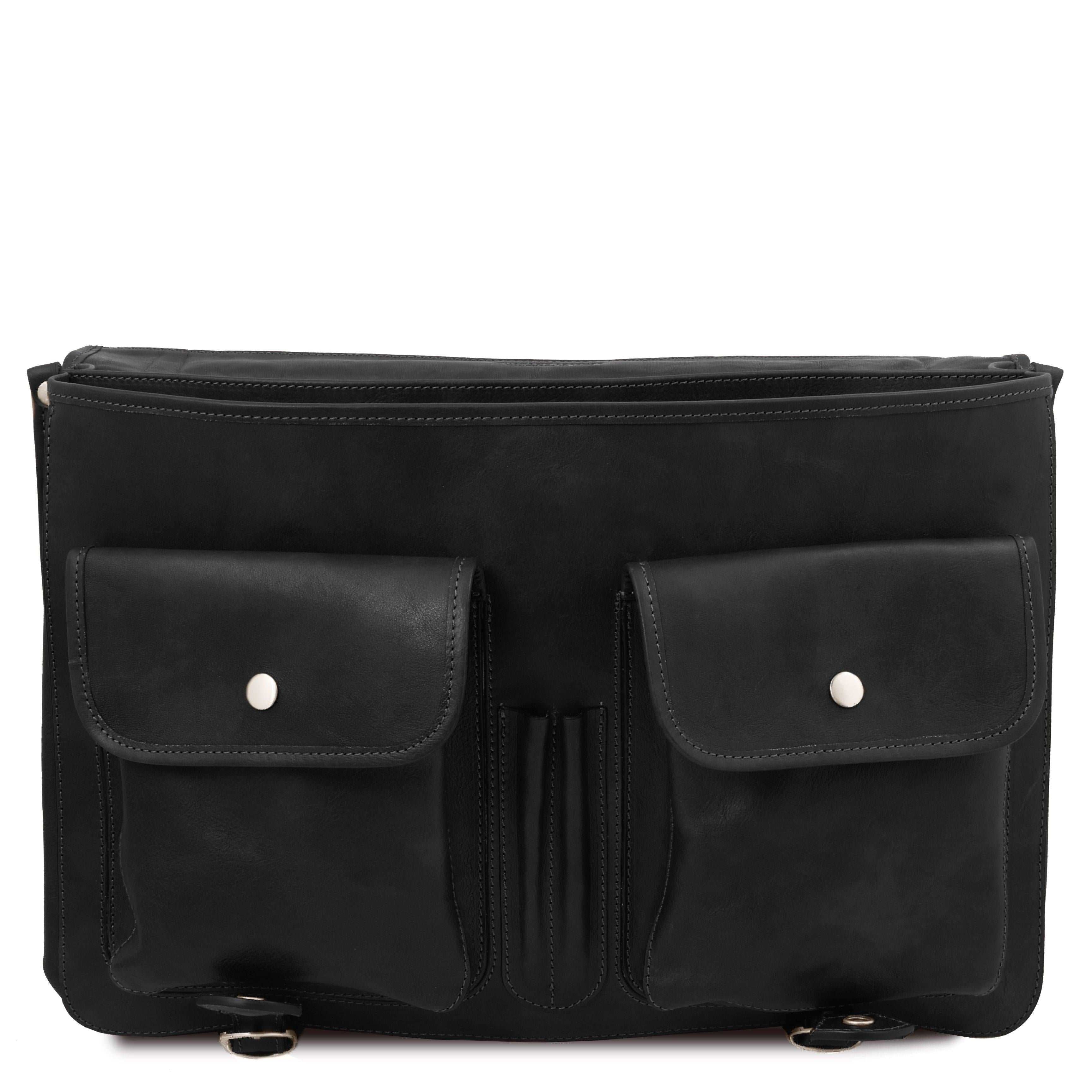 Ancona - Leather messenger bag | TL142073