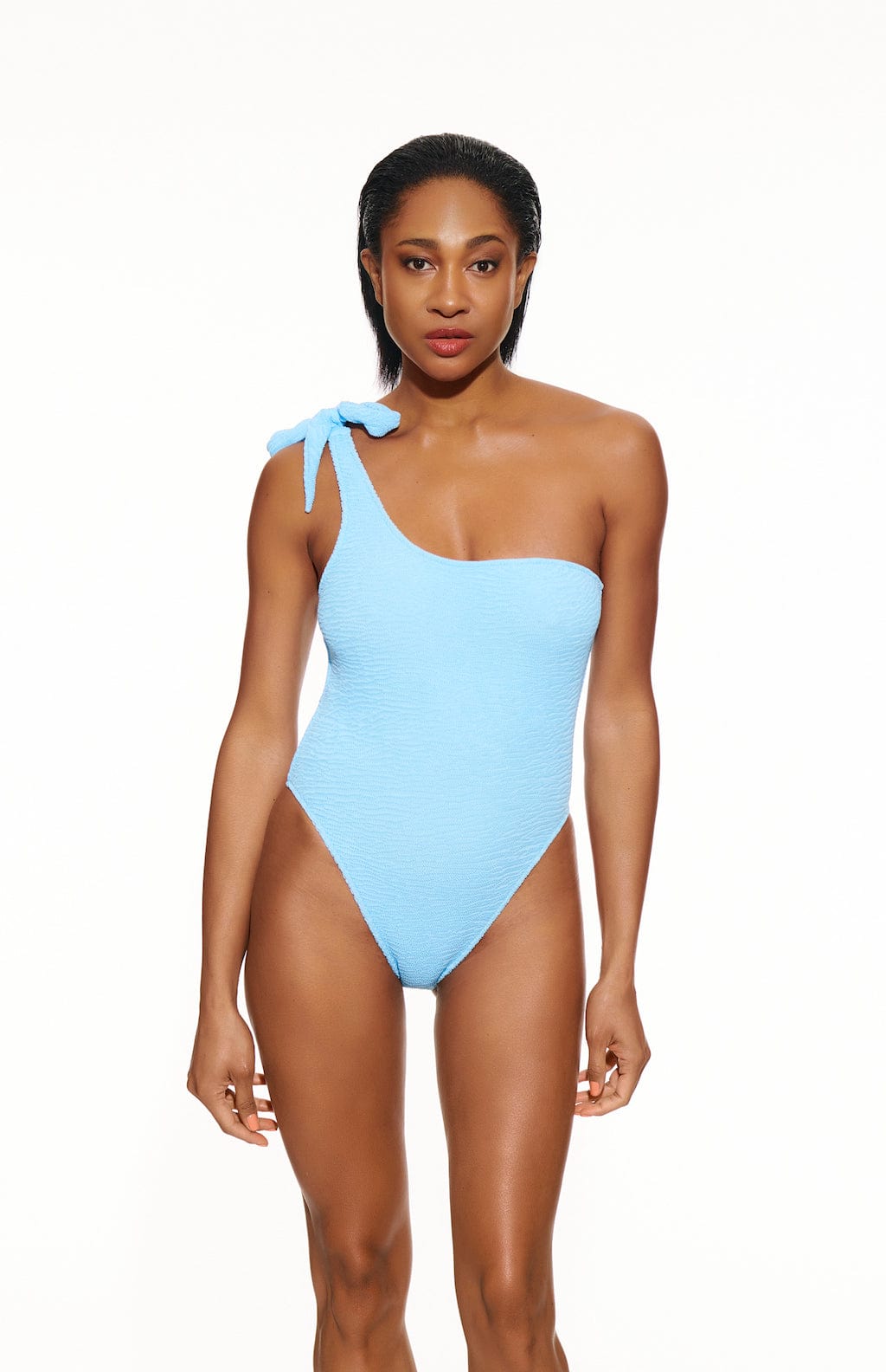 Penelope Tie Shoulder One Piece Swimsuit
