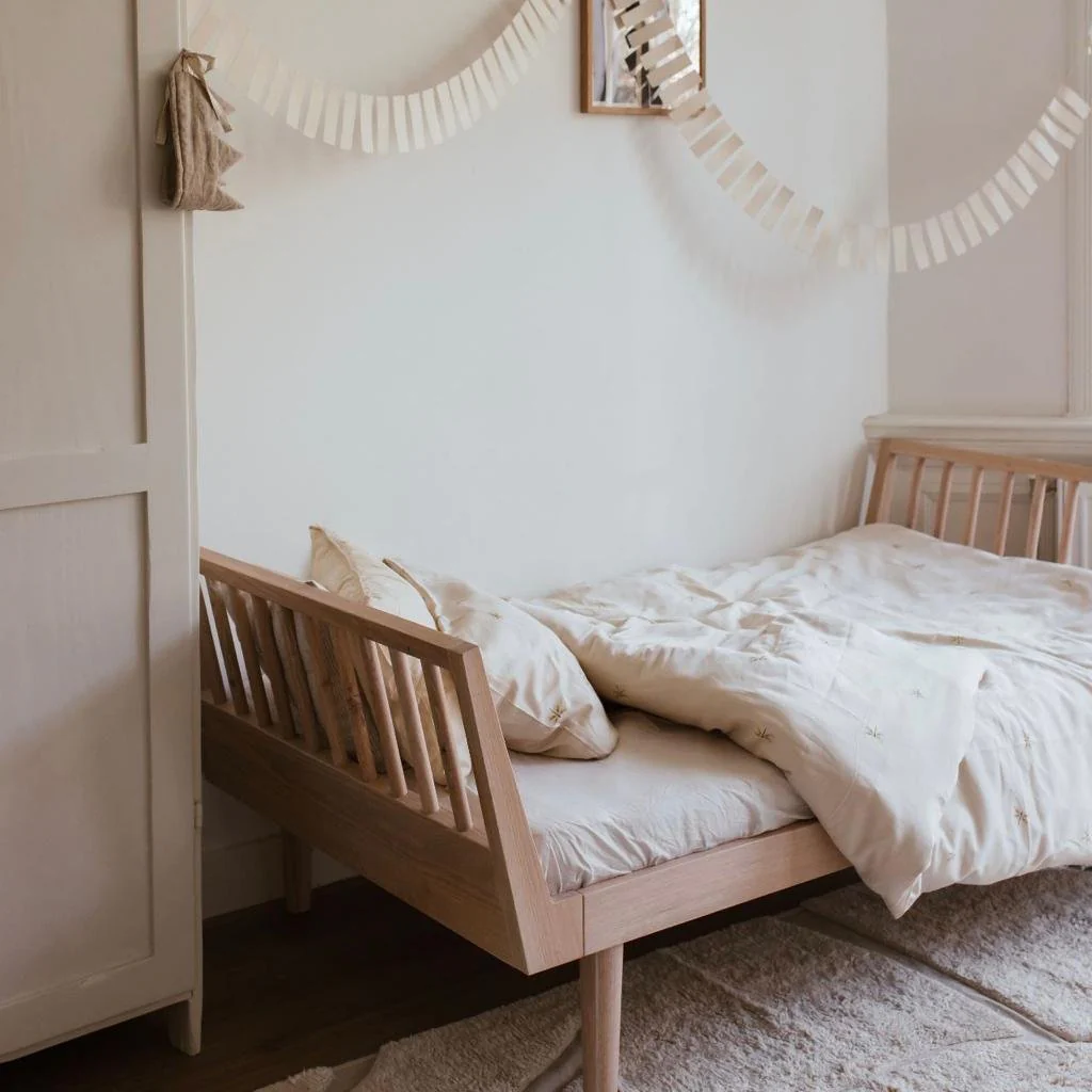 Ersatz-Kopf- und Fußteil (2025) für das Eli KAS Kopenhagen Bett – FSC-zertifizierte Massivholz-Eiche | 4-in-1-Modulsystem | Für Tagesbett, Ausziehbett und Juniorbett | Matratze und Rahmen nicht im Lieferumfang enthalten