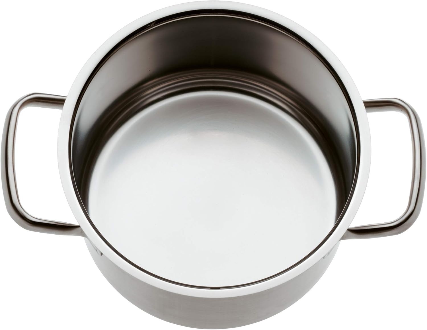 WMF Gourmet Plus - 5-teiliges Kochgeschirr-Set, Edelstahl, induktionsgeeignet, 1 flacher Bräter (20 cm), 3 hohe Bräter (16 cm, 20 cm und 24 cm), 1 Stielkasserolle (16 cm) mit 4 Edelstahldeckeln