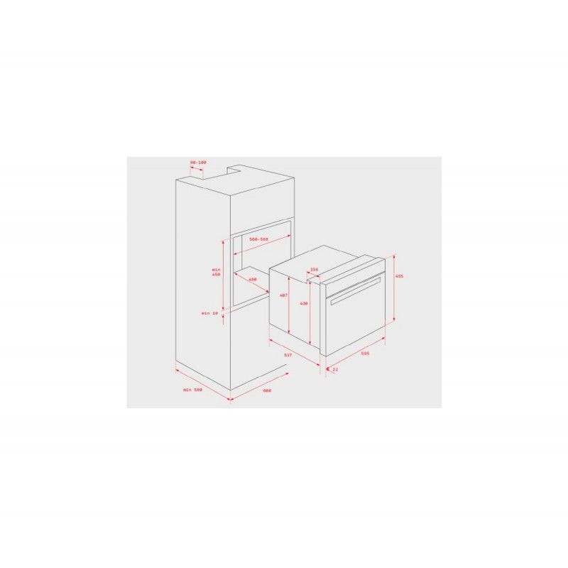 Teka HSB620P Pyrolyseofen 70 l 3552 W A+