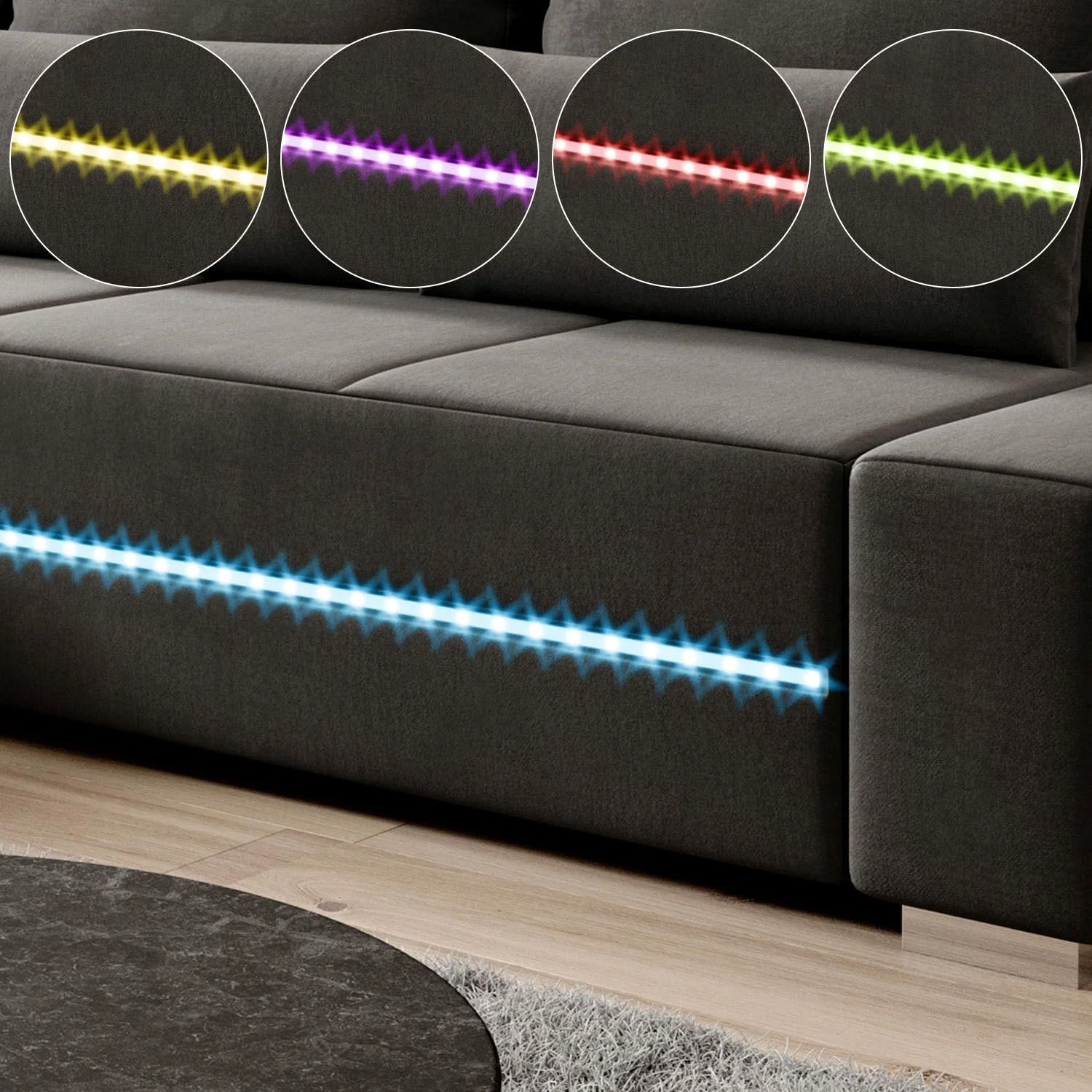 2025 Davos Sofa mit LED