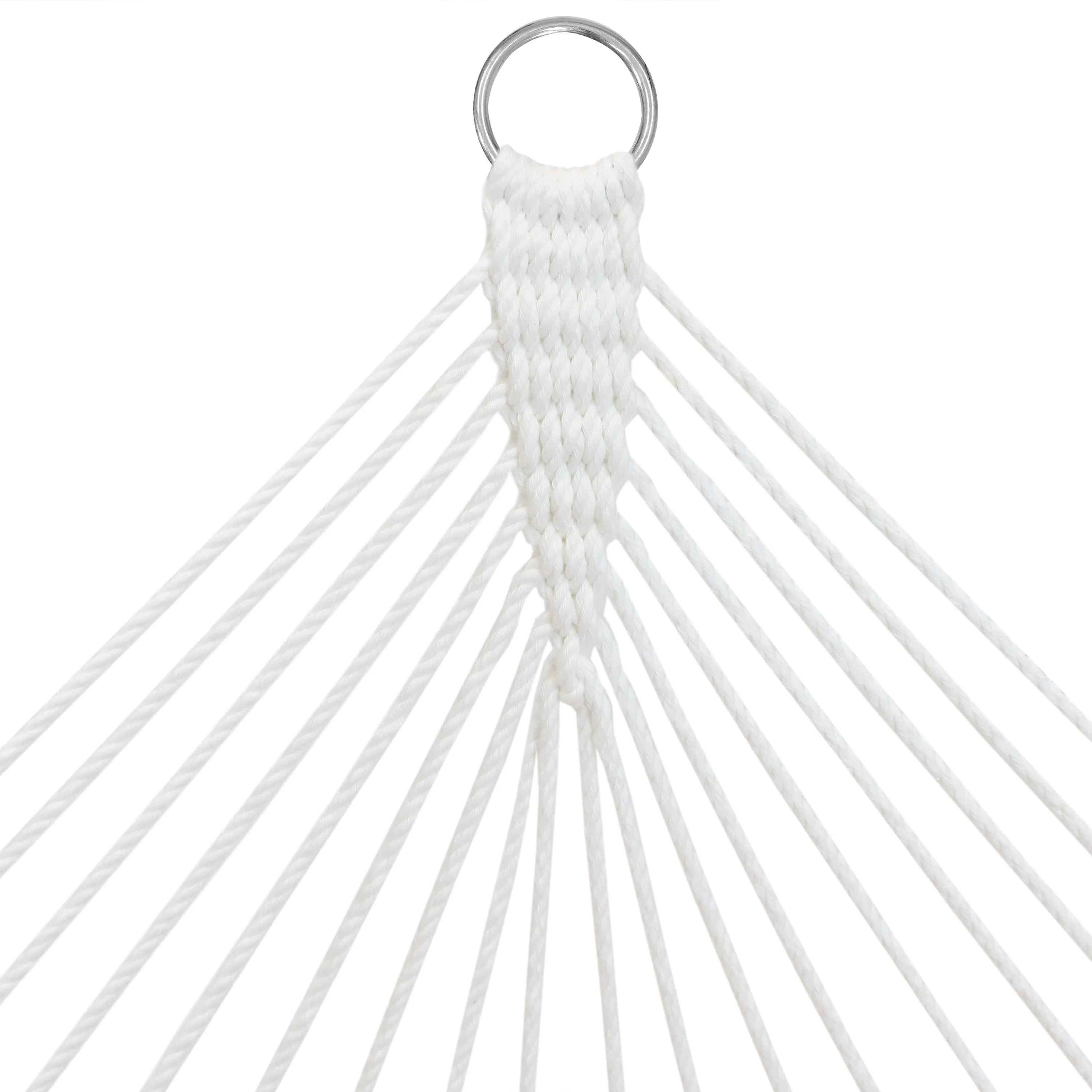 2025 Stofhængekøje med udtrækkelig stang og pude til 2 personer Sunnydaze