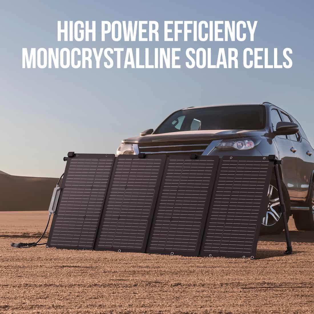 2025 Litheli 100W bærbart solpanel – Kompakt, effektivt og holdbart