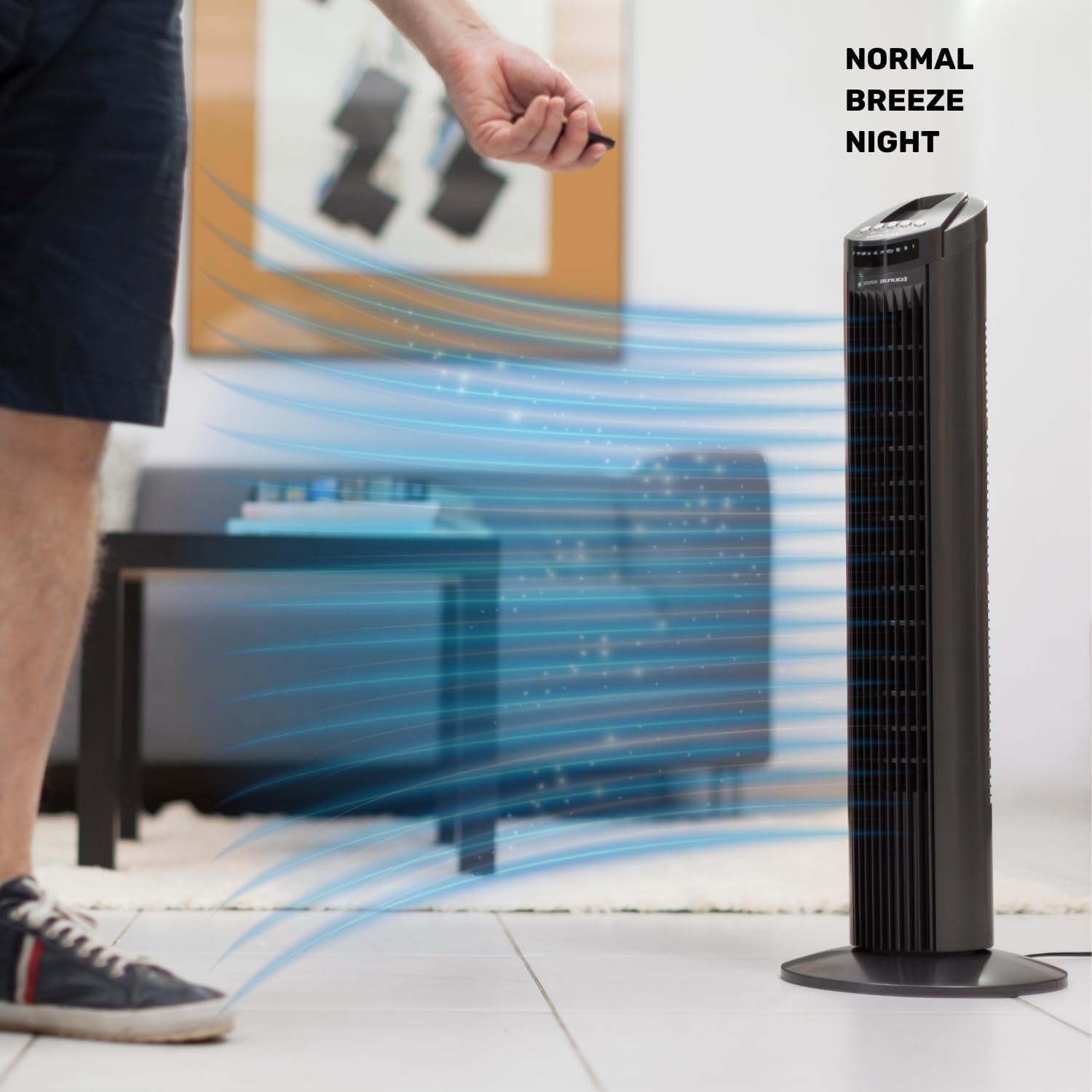 Ventilateur tour Taurus - New Babel 50 W, hauteur 86 cm