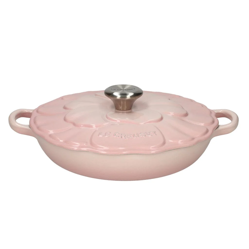 2025 Le Creuset - Campagnard Signature Blossom Casserole 26 cm Shell Pink