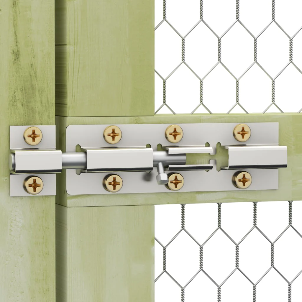 Hühnerstall für den Außenbereich 2025, 6 x 1,5 x 2 m – Sicheres, imprägniertes Holzgehege für Vögel und Kleintiere