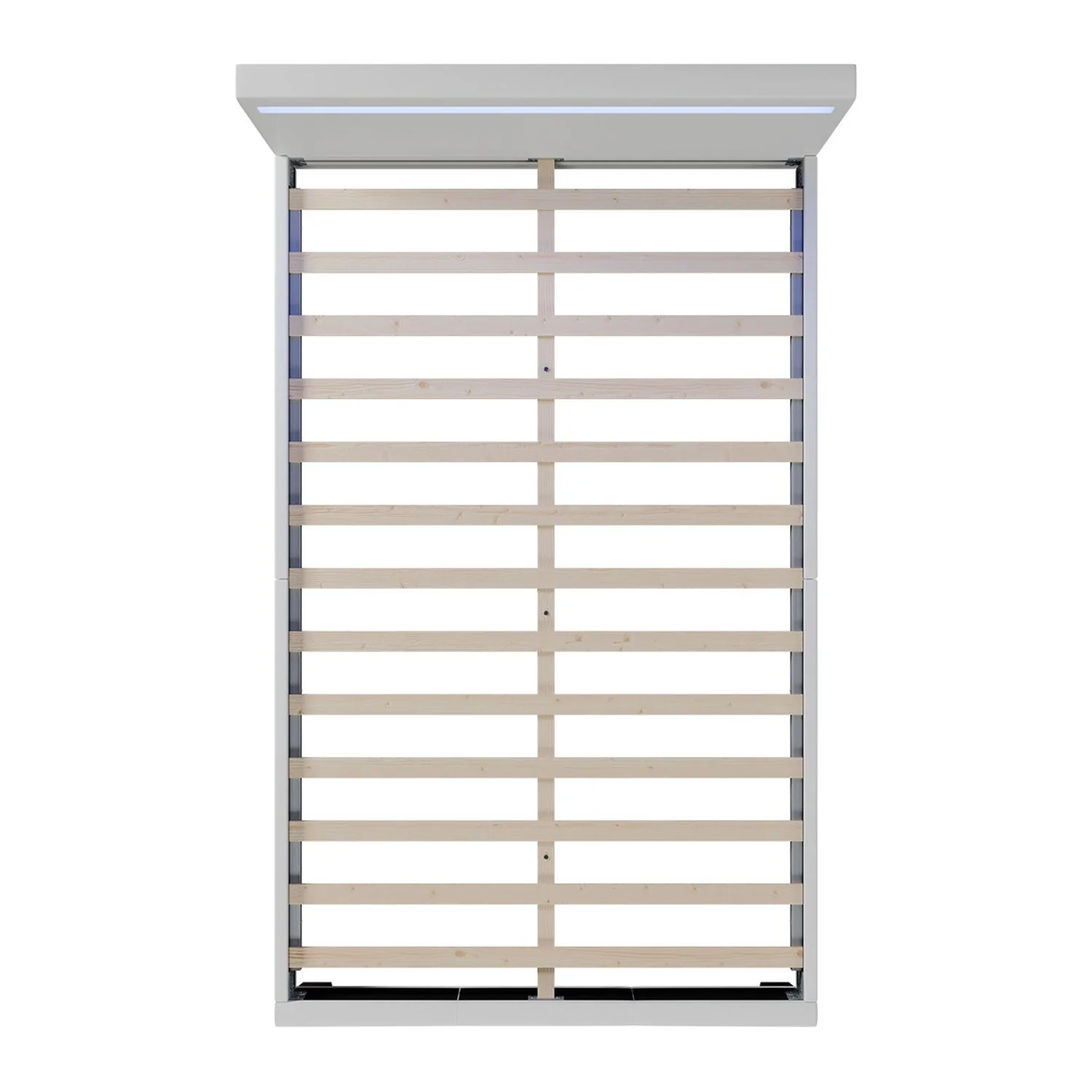 Lit capitonné Verona 2025, 120 x 200 cm, blanc