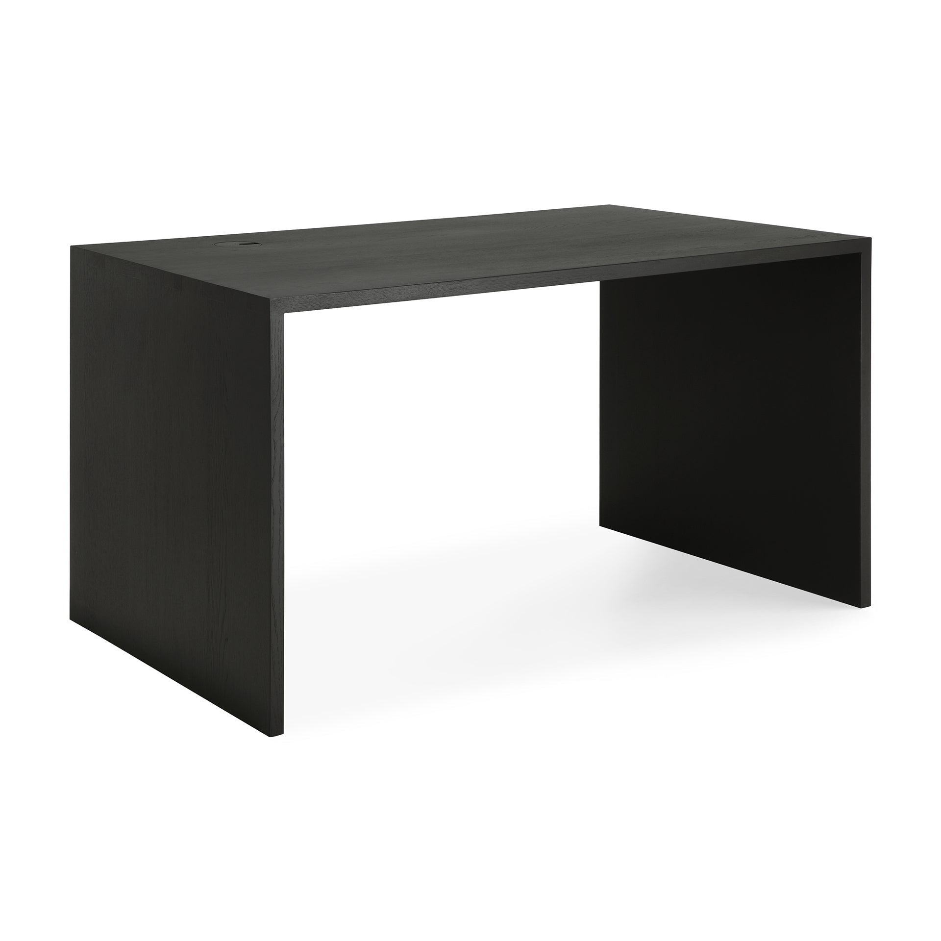 U Desk - Black Oak