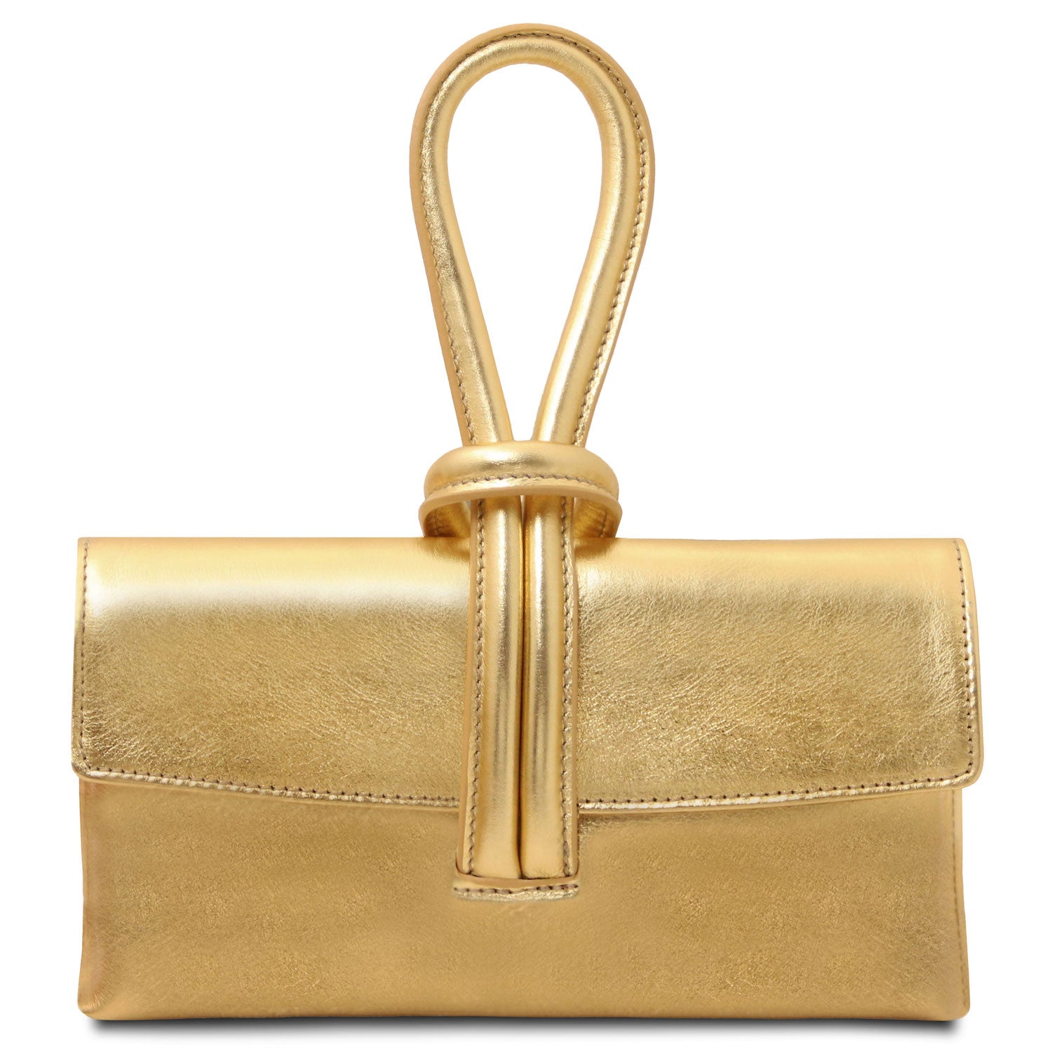 TL Bag - Metallic leather clutch | TL141993
