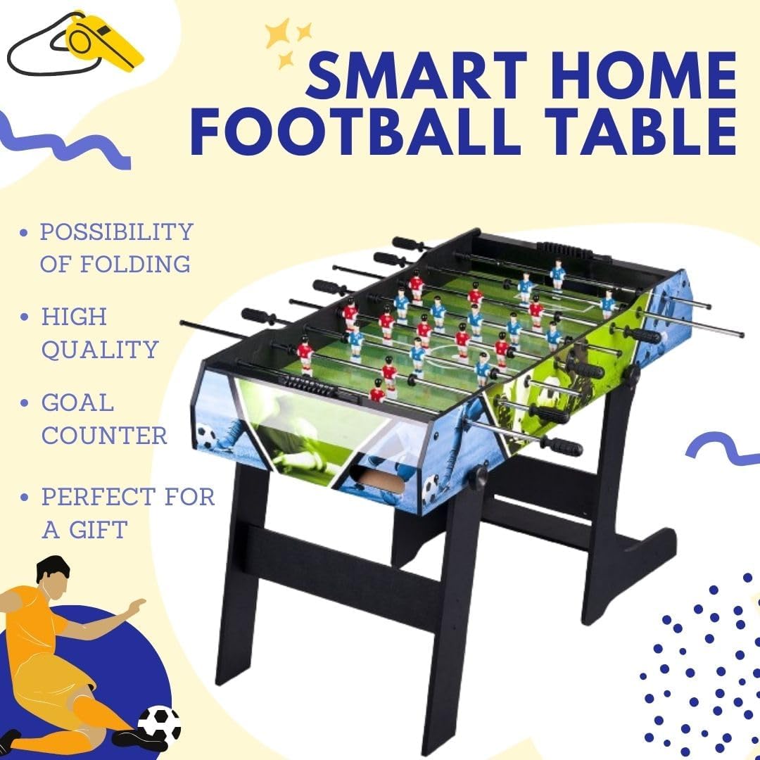 Leomark Spieltisch aus Holz für Kinder und Erwachsene | Spielspaß zu Hause oder auf Partys, Familienunterhaltung | Stabil, lehrreich und einfach aufzubauen