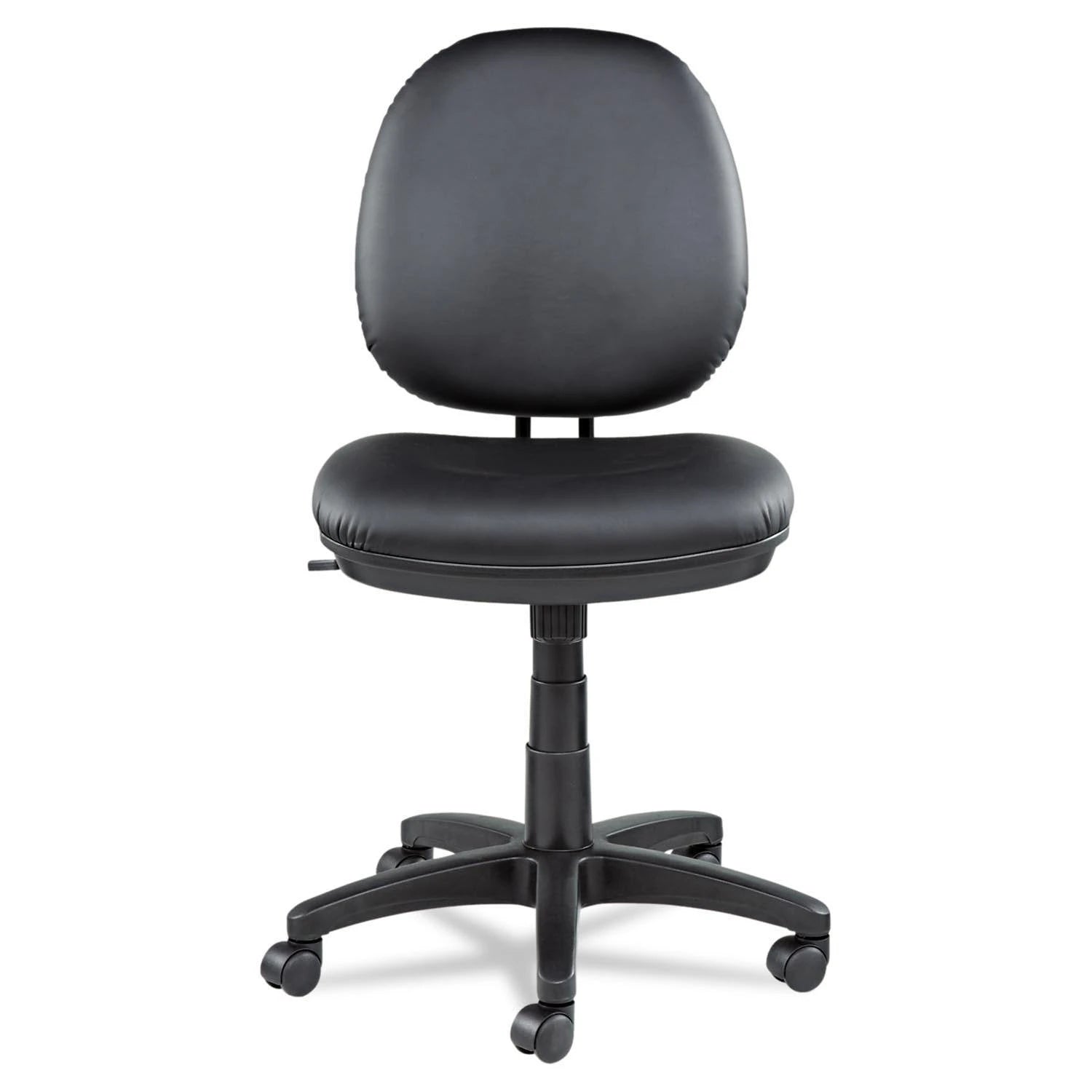 Fauteuil de bureau pivotant/inclinable en cuir noir Alera Interval Series 2025