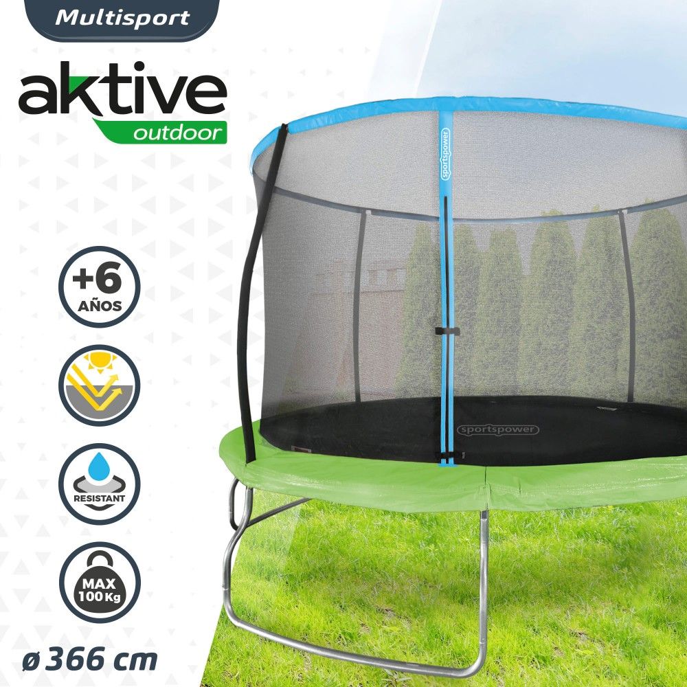 Aktive Outdoor Kindertrampolin Ø366 cm