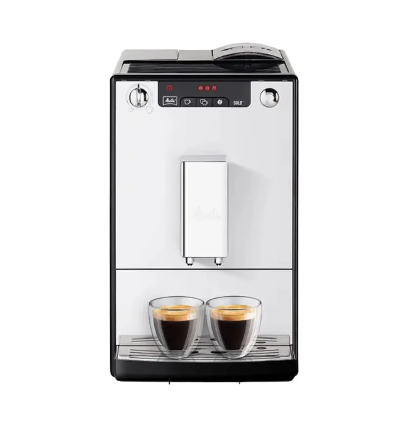 2025 Melitta Caffeo Solo E 950-203 fuldautomatisk kaffemaskine. Sølv-sort