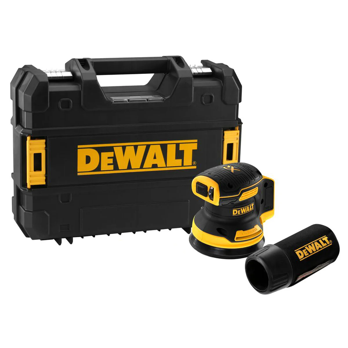 Ponceuse orbitale aléatoire sans fil 18 V (125 mm). Version de base – DeWALT DCW210NT-XJ