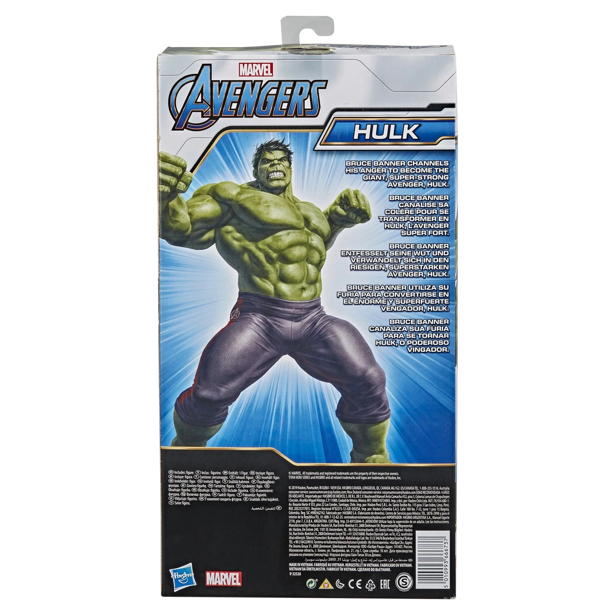 Marvel Avengers Titan Hero Series Blast Gear Deluxe Hulk Actionfigur, 30 cm groß