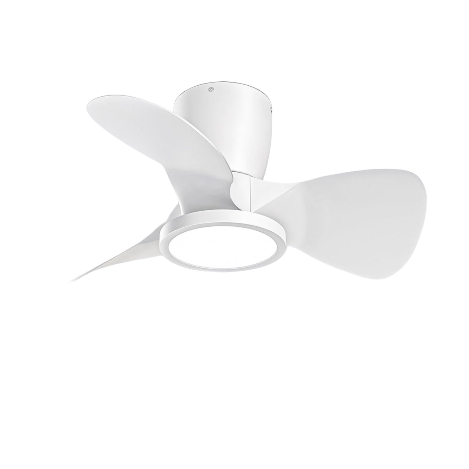 Ateroll loftsventilator med lys, Ø61 cm, 3CCT dæmpbar LED (3000K-4000K-5000K), 1500LM, med fjernbetjening, 6 hastigheder, timer, ideel til stue og soveværelse