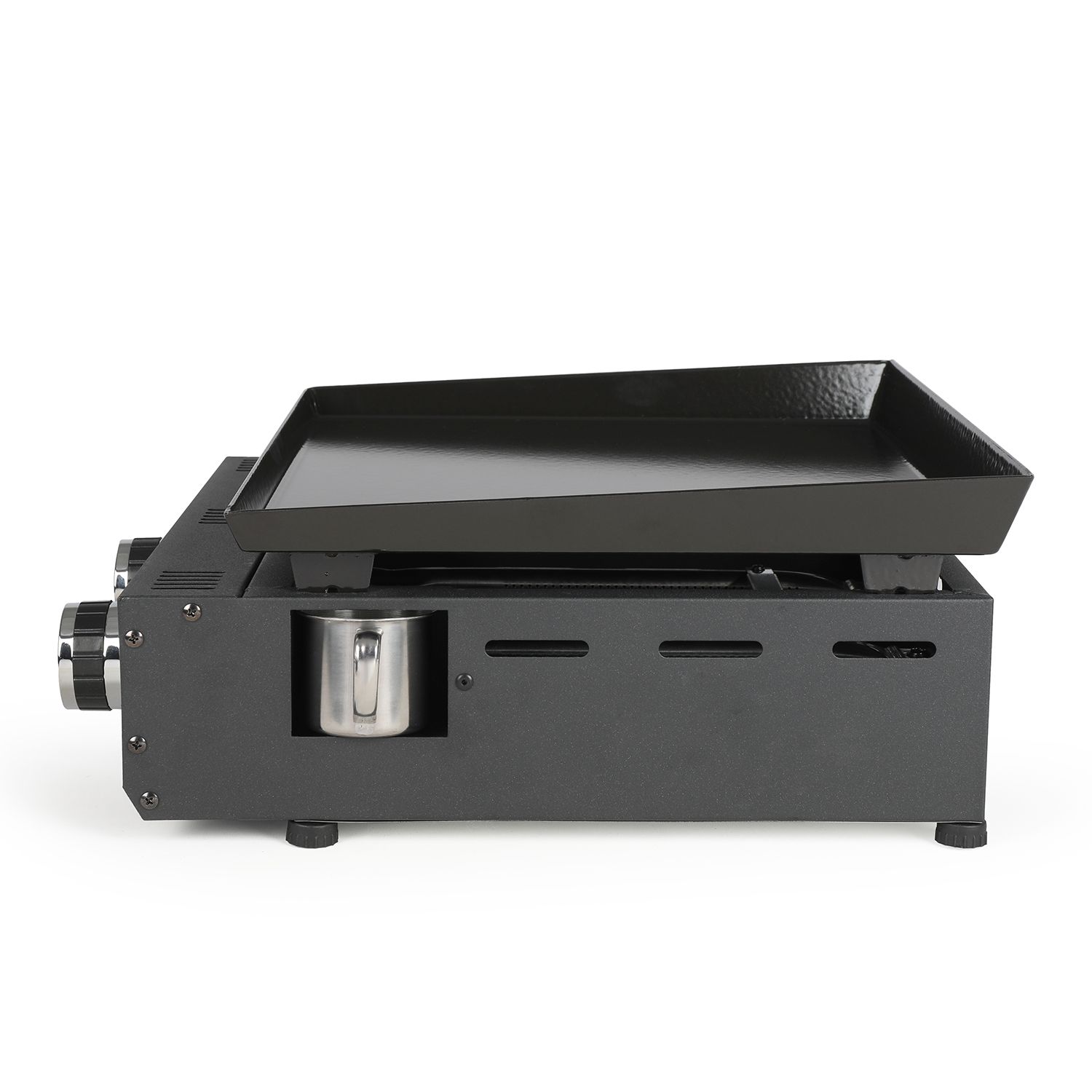 Livoo Gasgrillplatte 4,7 kW, emaillierte Stahlplatte 41,5 x 36 cm - Doc276