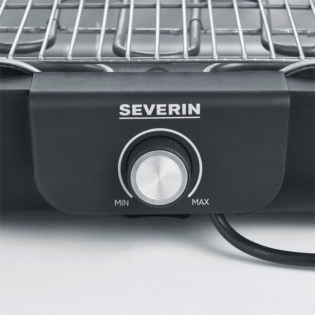 Severin PG 8554 Tischgrill mit Grillrost – 2300 W, Schwarz