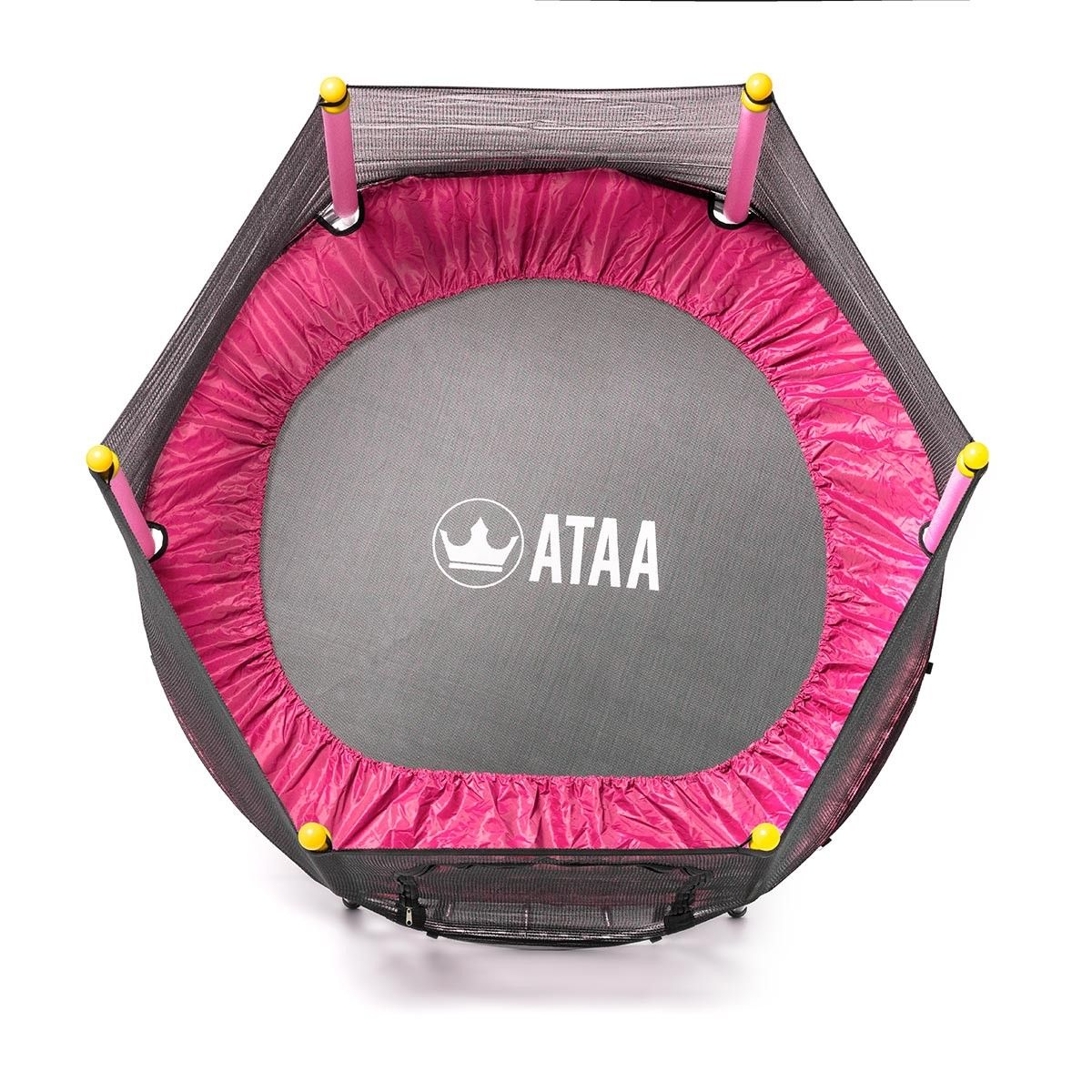 Salty 140 Pinkes Kindertrampolin – Outdoor-Spiele und Spielzeug für Kinder