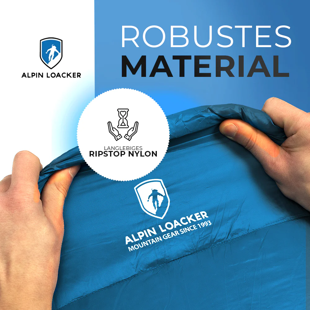 Alpin Loacker Daunen-Profi-Schlafsack für 3 Jahreszeiten (2025) – 860 g