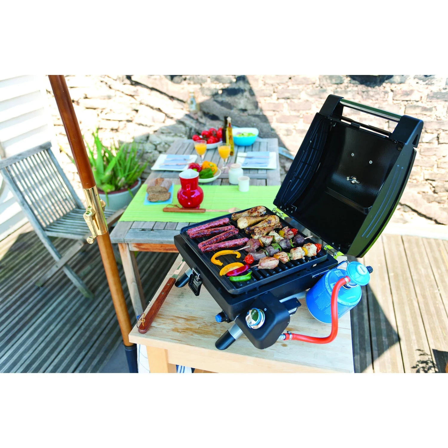 Gasgrill der Kompaktserie mit 1 Brenner