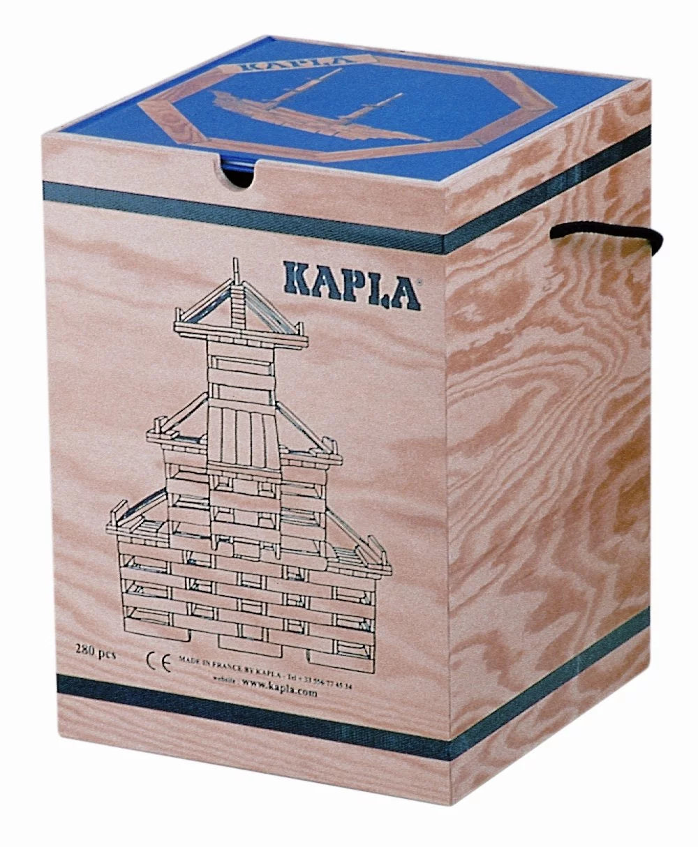 KAPLA 280-teiliges Bausteinset mit fortgeschrittenem Tier- und Architekturbuch