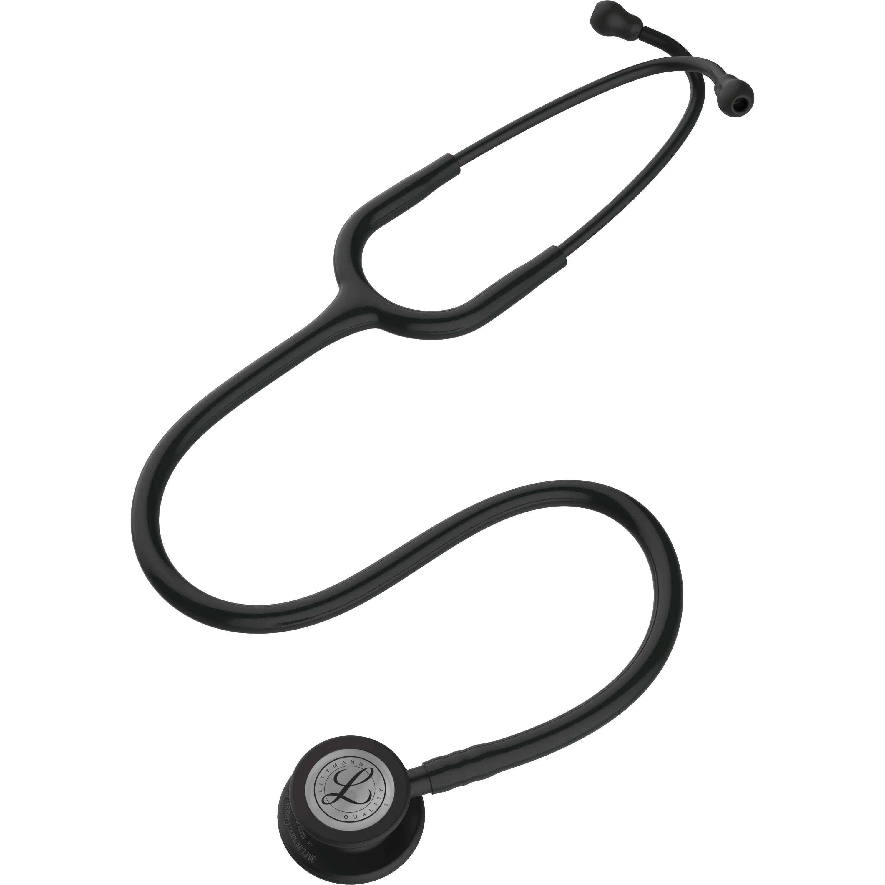 Littmann Classic III Überwachungsstethoskop 2025: Komplett schwarz 5803 - Zusätzliche Gravur