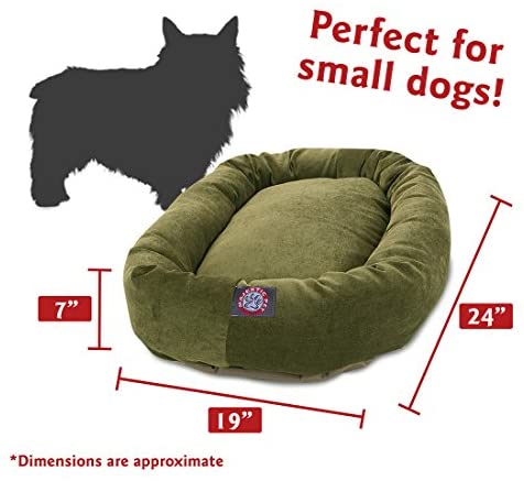 Majestic Pet Villa Bagel Hundeseng | Beroligende donutformet seng, flere størrelser og farver