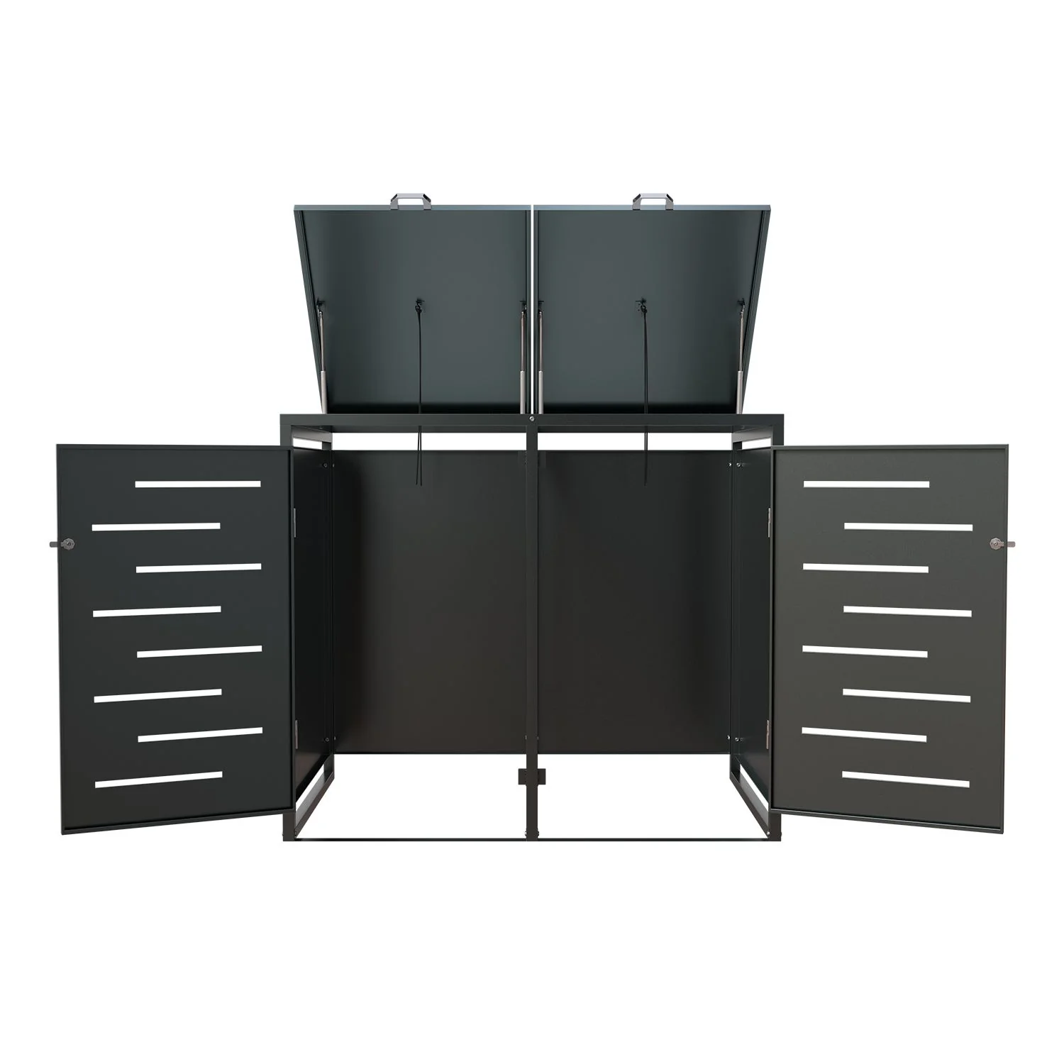 Boîte de rangement pour poubelle métallique Arel 2025