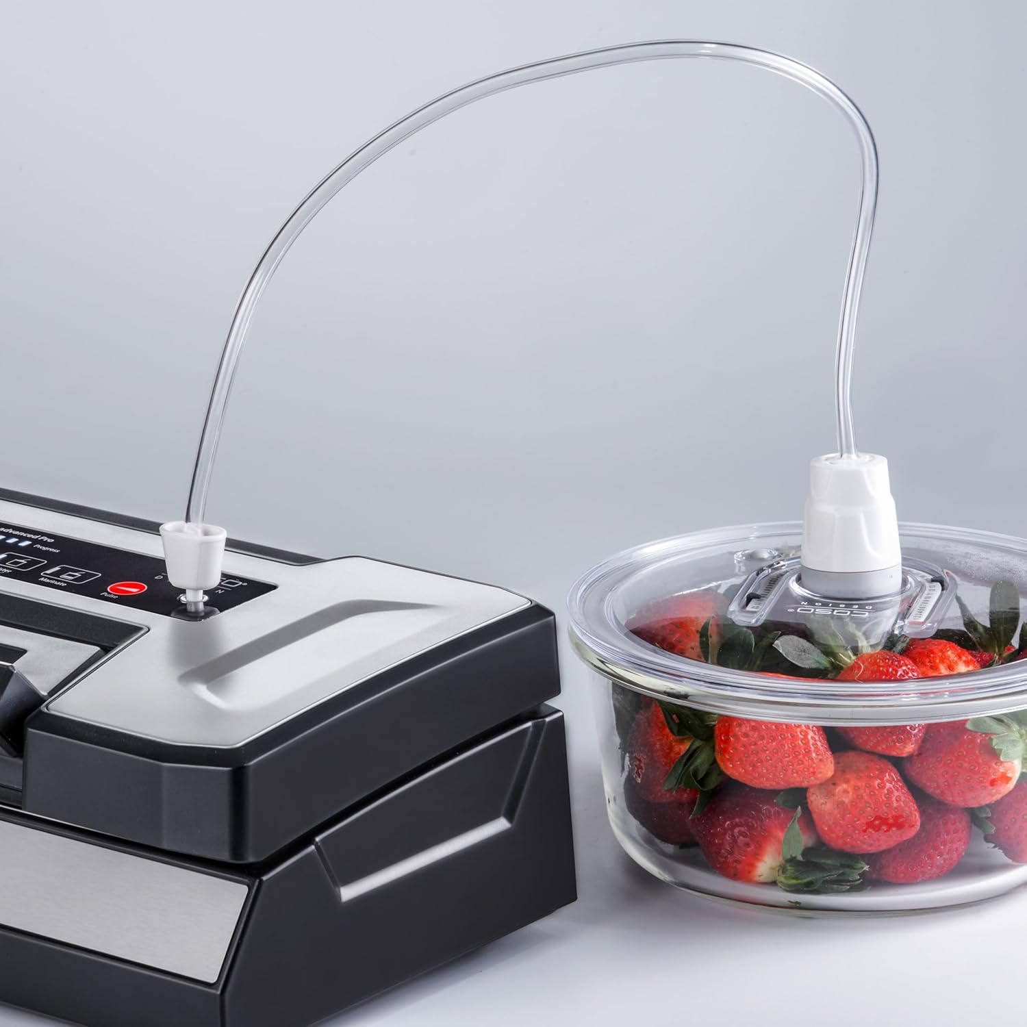 CASO VRH 790 Advanced Pro – Hochwertiger Vakuumierer für den privaten und professionellen Einsatz – Bis zu 200 Vakuumierzyklen in Folge möglich – Automatisches Vakuumieren von Flüssigkeiten – Edelstahl